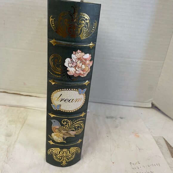 Inspirational Hardcover Journal With Floral & Butterfly Design Gold Accents Line - Picture 14 of 16